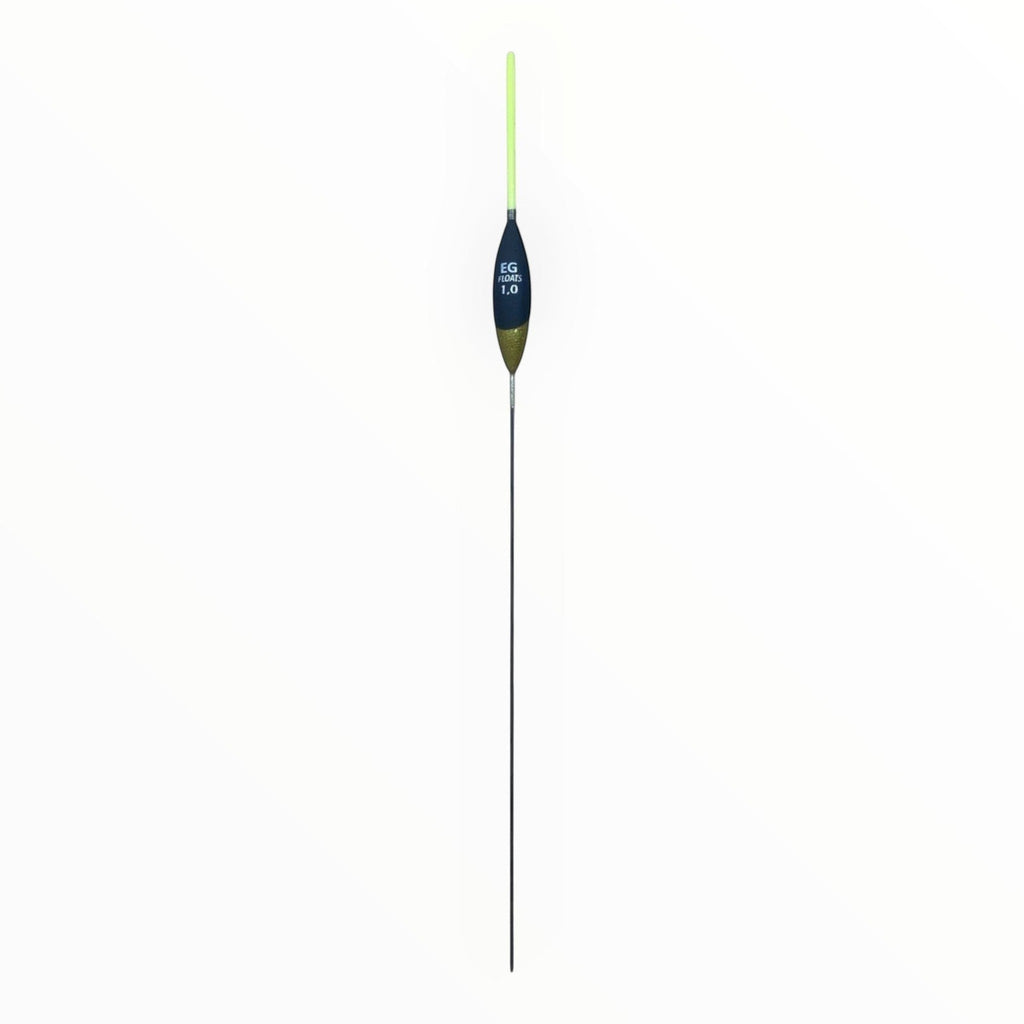LaBoutiquedelGalleggiante EG003 CARP fishing float, balsa body, full plastic antenna, glass fiber stem, spring eye.